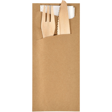 Napkin Sachetto Eco Brown*