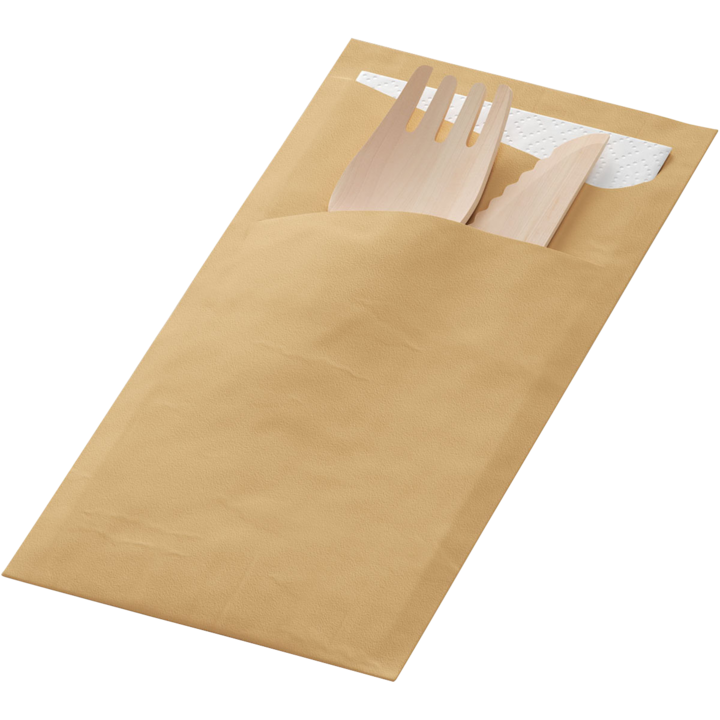 Napkin Sachetto Eco Brown*