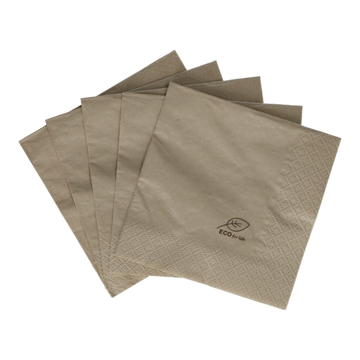 Napkin Brown Eco 2-Ply 24x24c