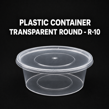 Plastic Container Transparent Round