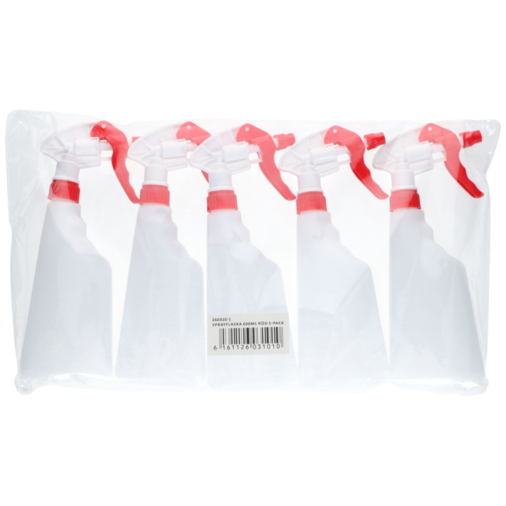 Spray Bottle Plastic Red 600ml
