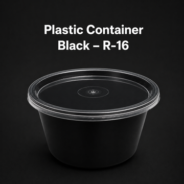 Plastic Container Black – R-16